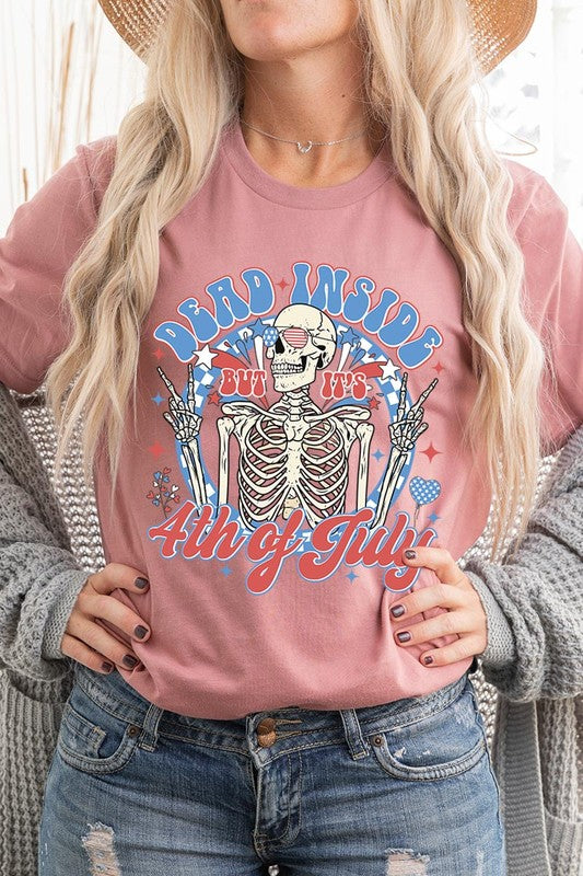 Dead Inside 4th of July Graphic T Shirts