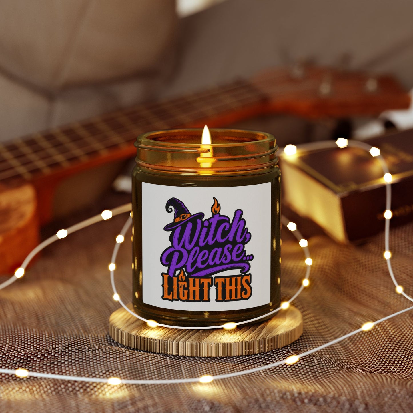 Witch Please 'Light This' Scented Candle — Coconut Apricot Wax (4oz/9oz)
