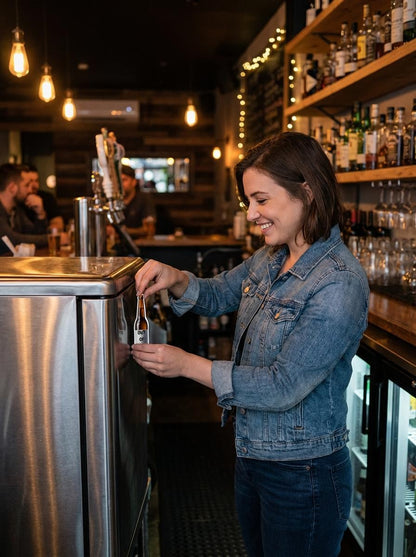 Ultra-Thin Cooler Bottle Magnets for Bars, Restaurants & Taverns – 8-Pack