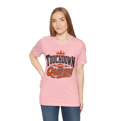 Touchdown Queen T-SHIRT Football Season Tailgate Time