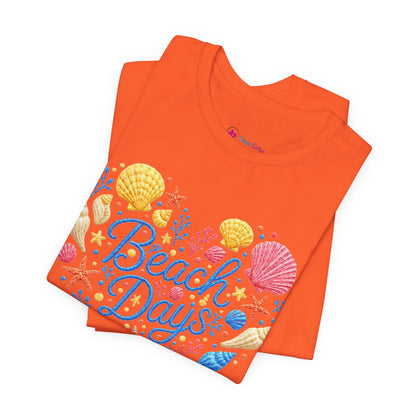 Beach Days heart seashells T-Shirt
