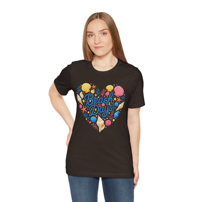 Beach Days heart seashells T-Shirt