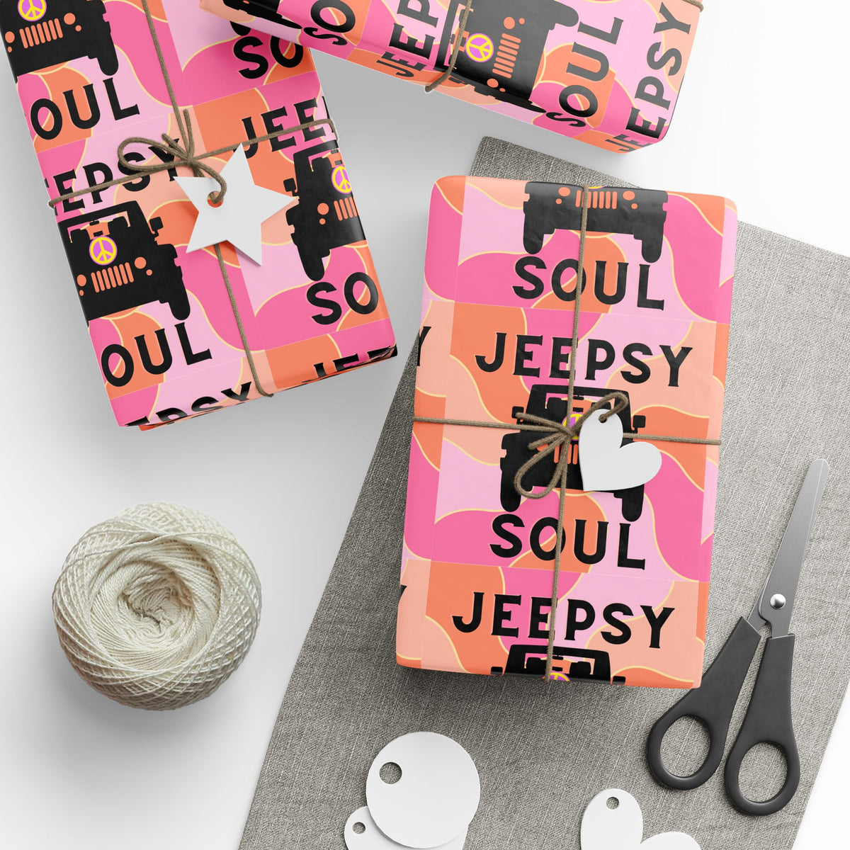 Jeepsy Soul Wrapping Paper - Christmas Birthdays Holidays JEEP Gift Wrap