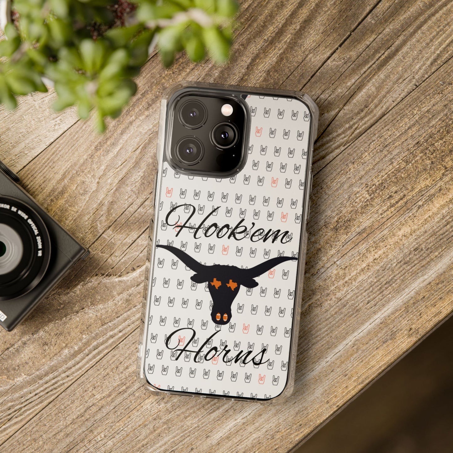 Magnet - Texas Longhorns Football Mini Hook'em Horns Design