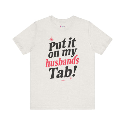 Funny Husband's Tab T-Shirt