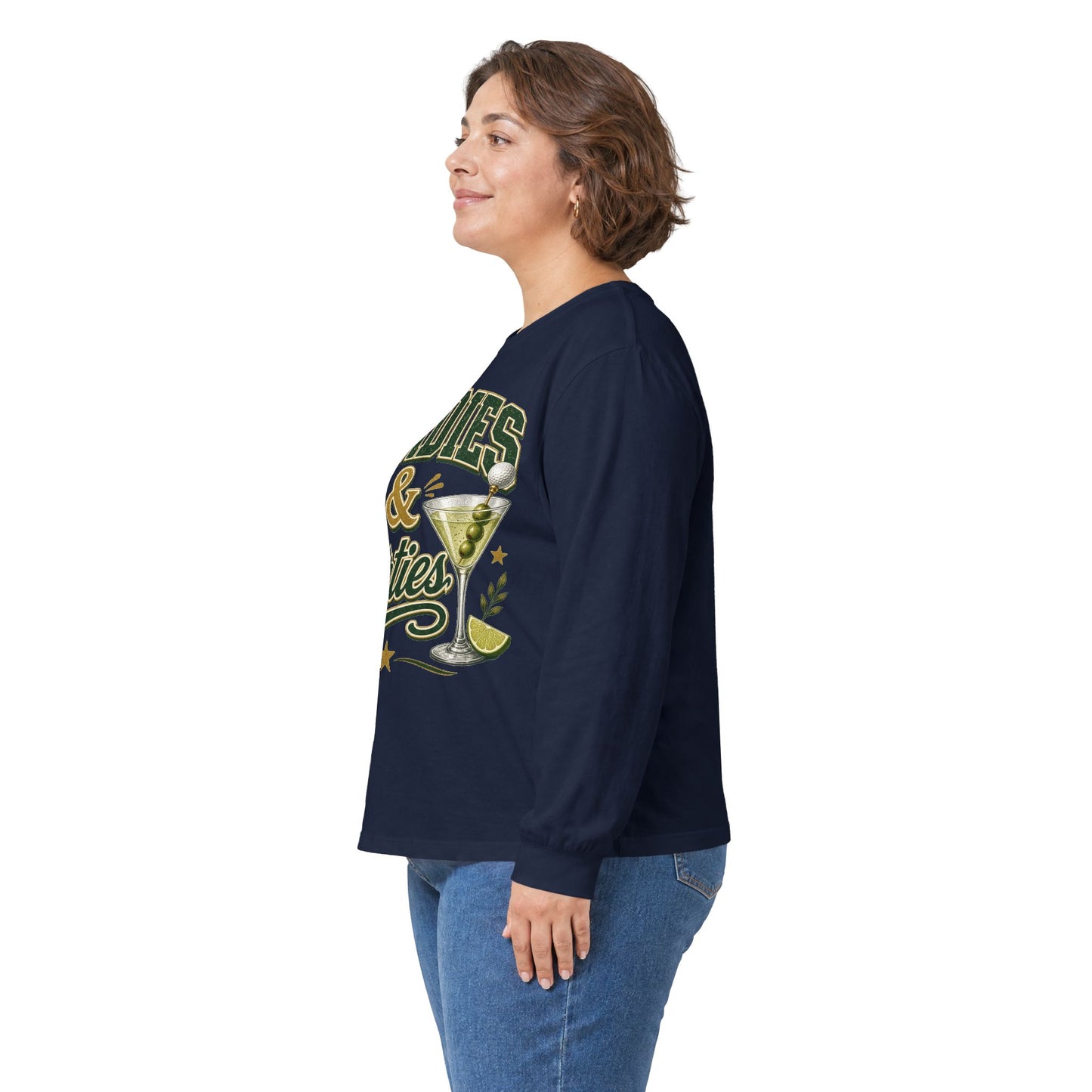 Birdies & Dirties Long Sleeve T-Shirt Golf Cocktail Marini's