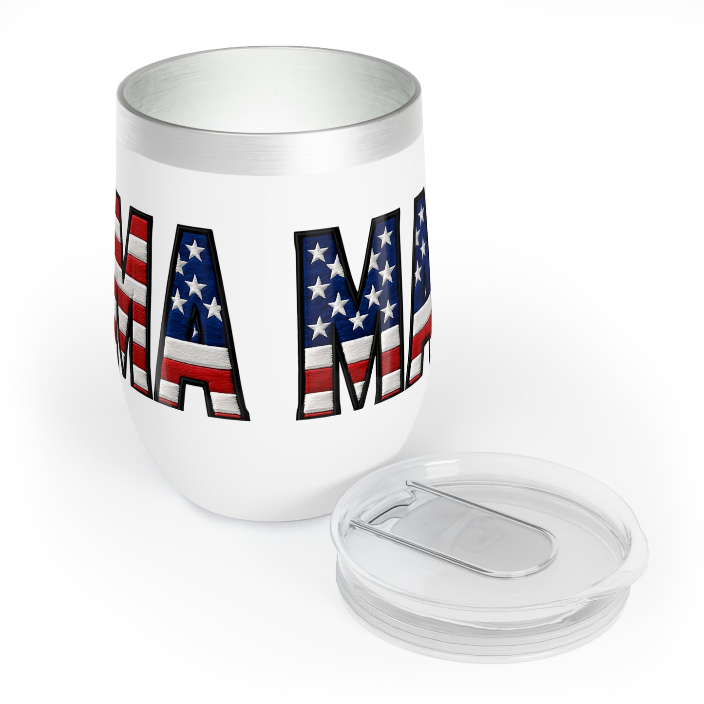 USA FLAG MAMA Cocktail Tumbler - Perfect for Patriotic MAMA's