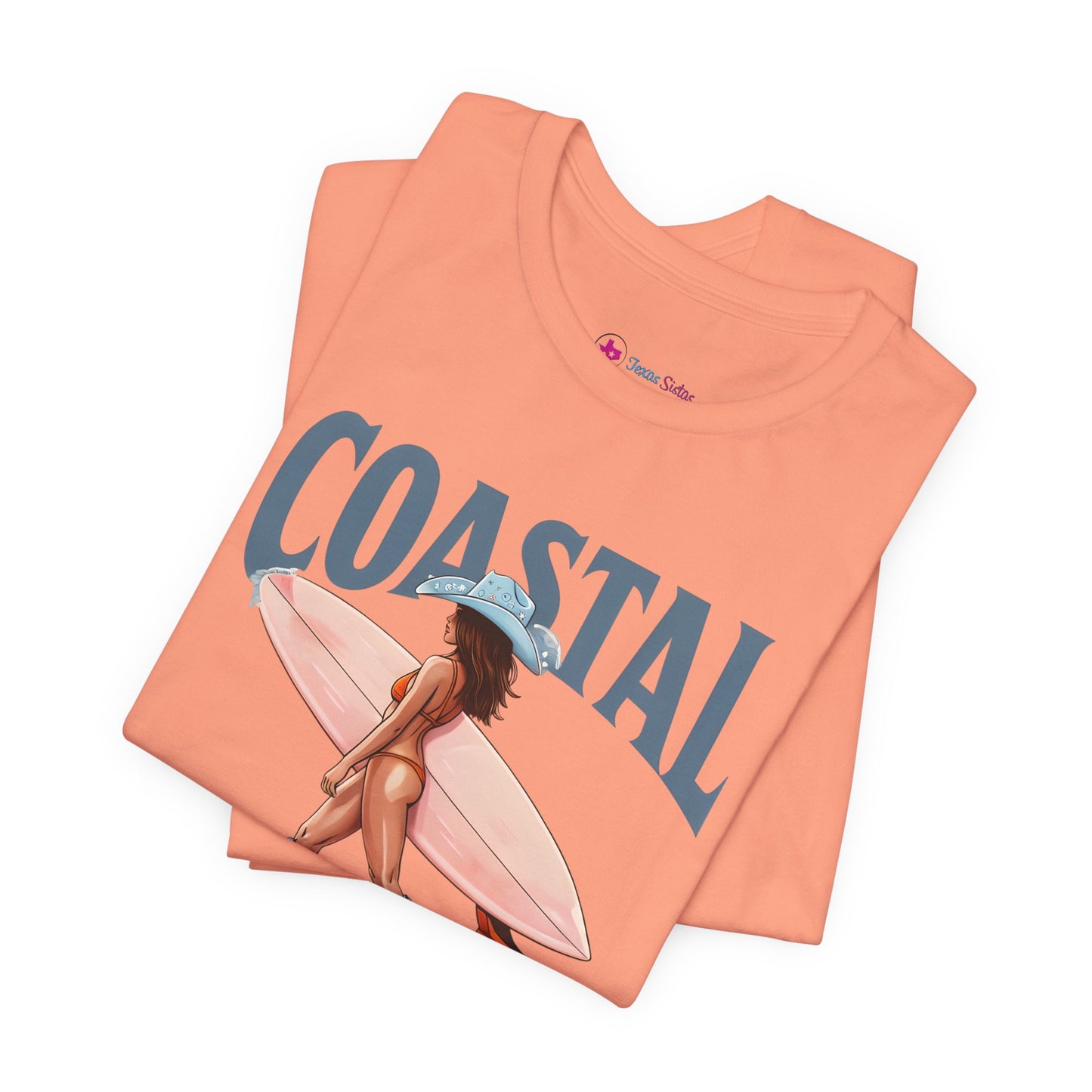 Coastal Cowgirl Tee — Surfing Cowgirl Graphic T-Shirt