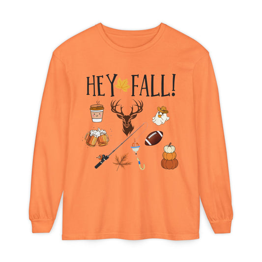 HEY Fall Themed Long Sleeve T-Shirt