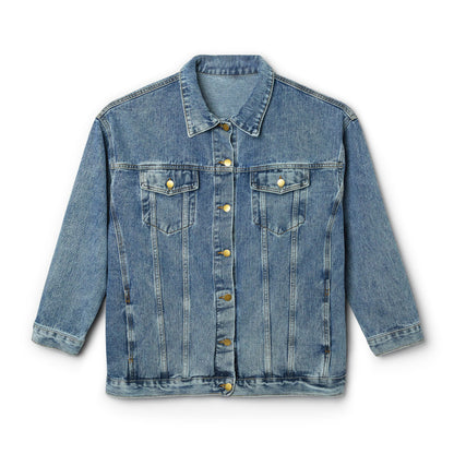 Denim Jacket — 'America 250 Years' Patch Backed Women's Jean Jacket