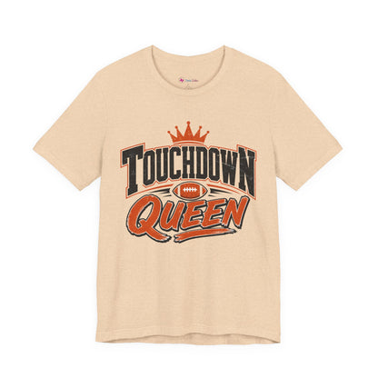 Touchdown Queen T-SHIRT Football Season Tailgate Time
