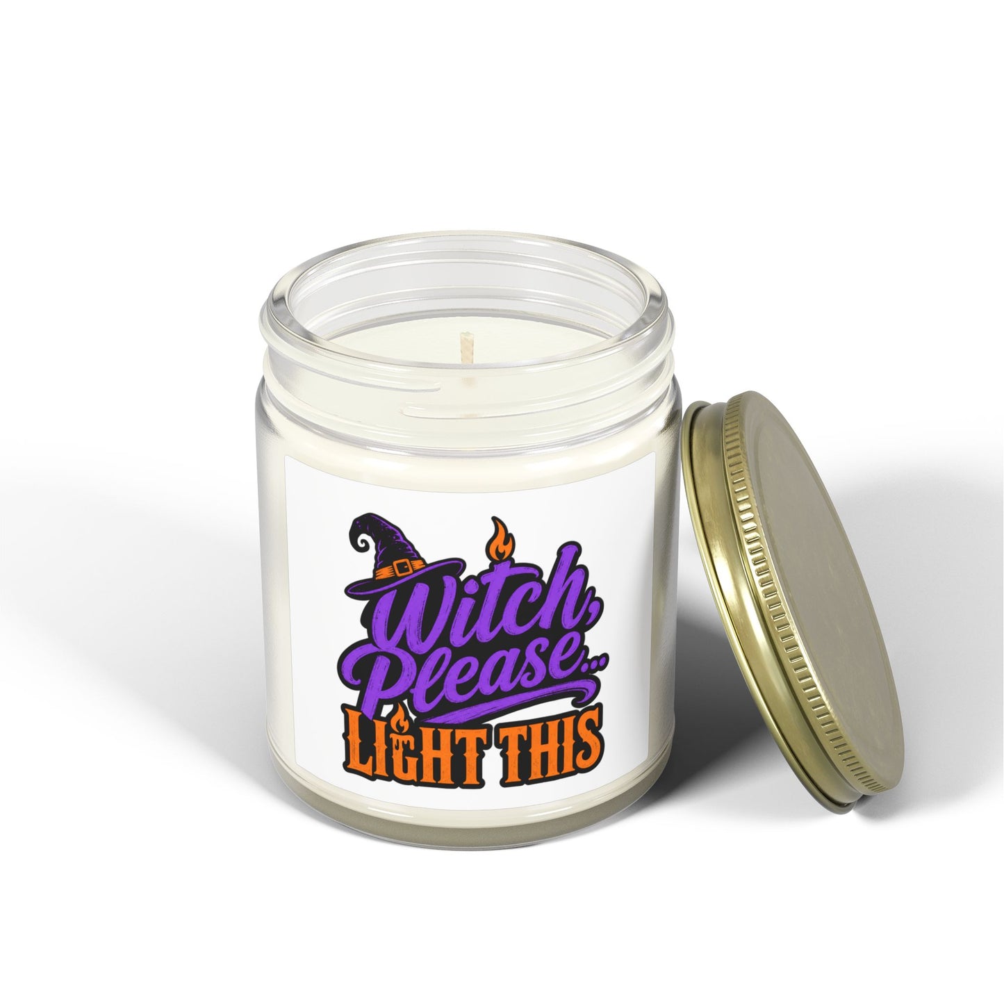 Witch Please 'Light This' Scented Candle — Coconut Apricot Wax (4oz/9oz)