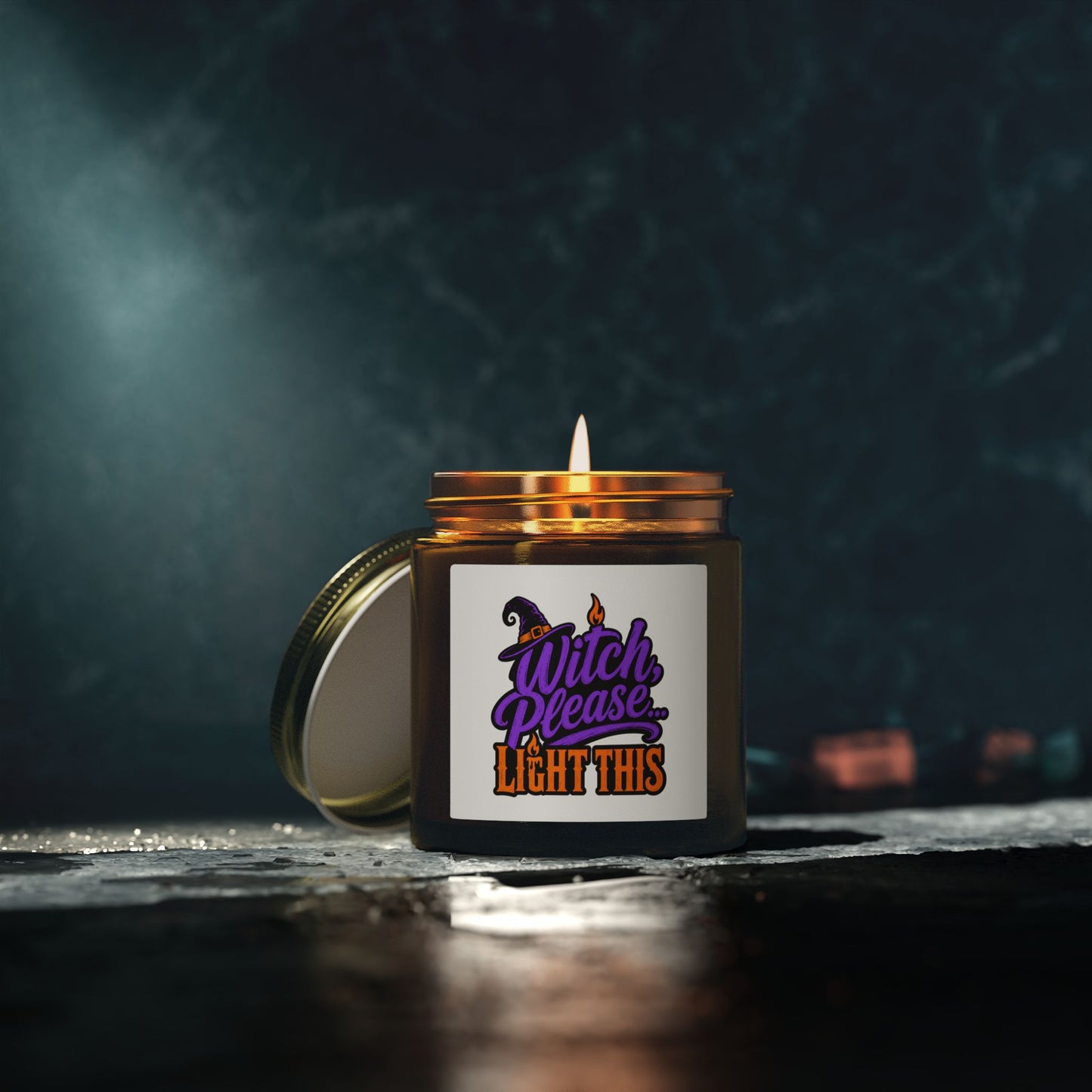 Witch Please 'Light This' Scented Candle — Coconut Apricot Wax (4oz/9oz)