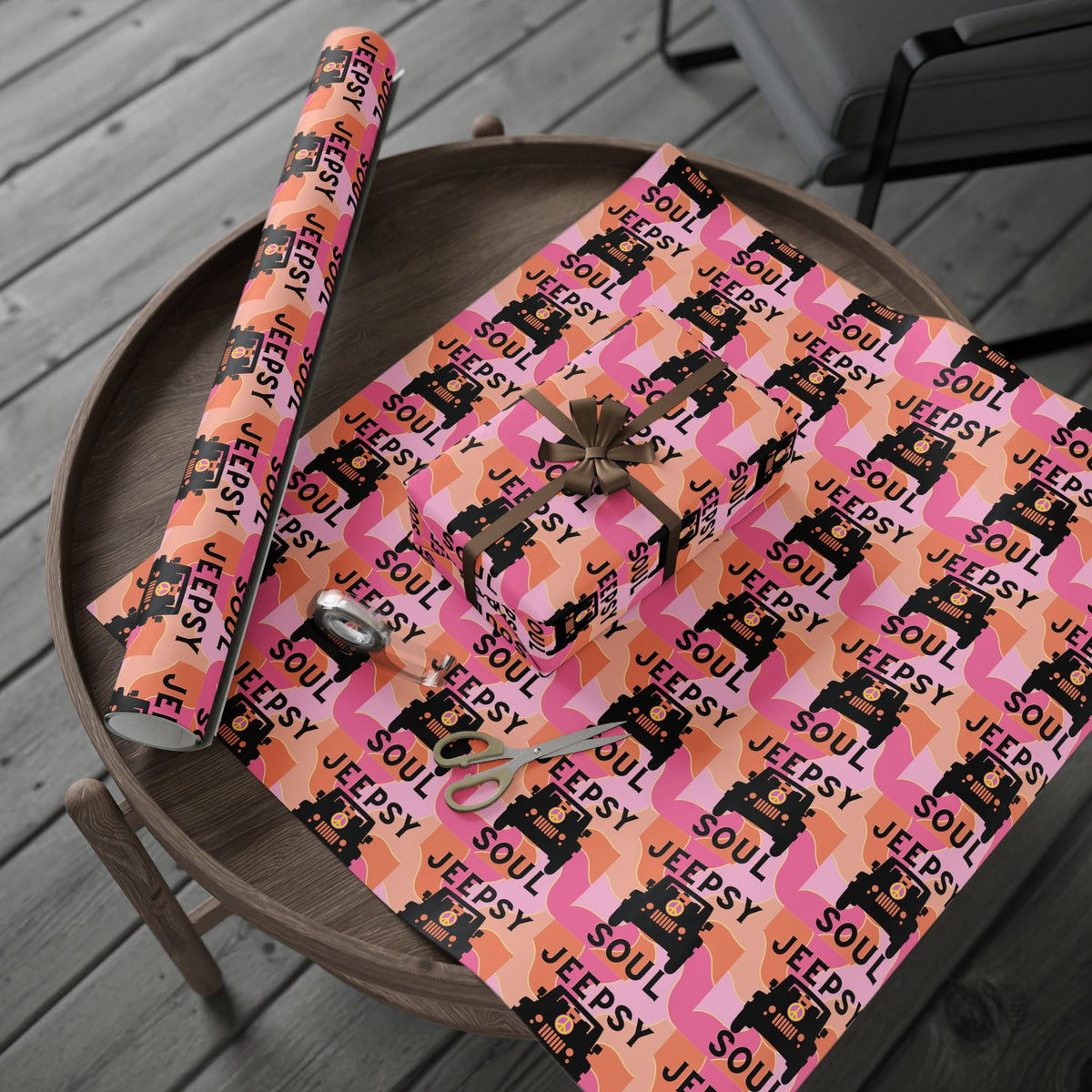 Jeepsy Soul Wrapping Paper - Christmas Birthdays Holidays JEEP Gift Wrap