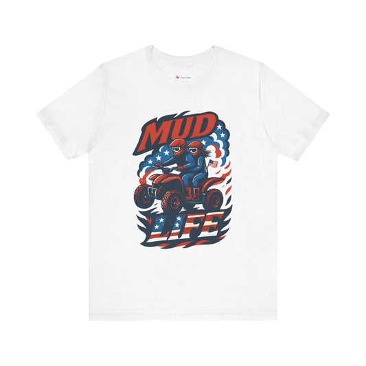 MUD LIFE ATV Patriot T-Shirt UNISEX
