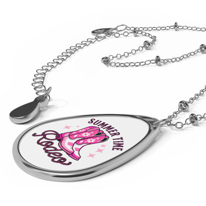 SUMMERTIME RODEO Oval Necklace - Adventure Inspired Jewelry
