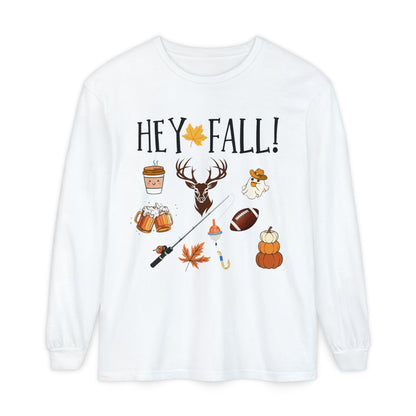 HEY Fall Themed Long Sleeve T-Shirt