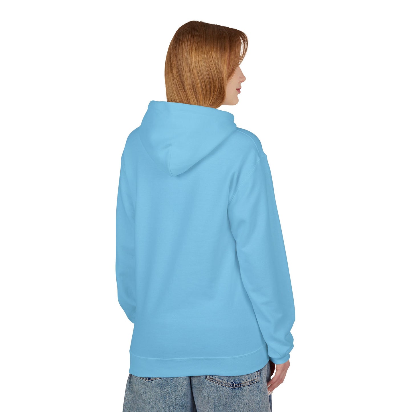 Inspirational Unisex Fleece Hoodie - Don't Look Back, Motivational Gift for Teenagers, Cozy Casual Wear, Perfect for Birthdays & Holidays