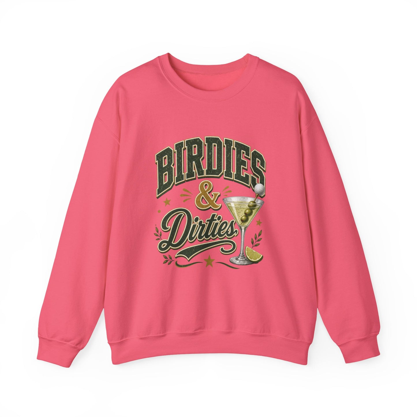 Golf Birdies & Dirties Crewneck Sweatshirt Golfing & Martini's