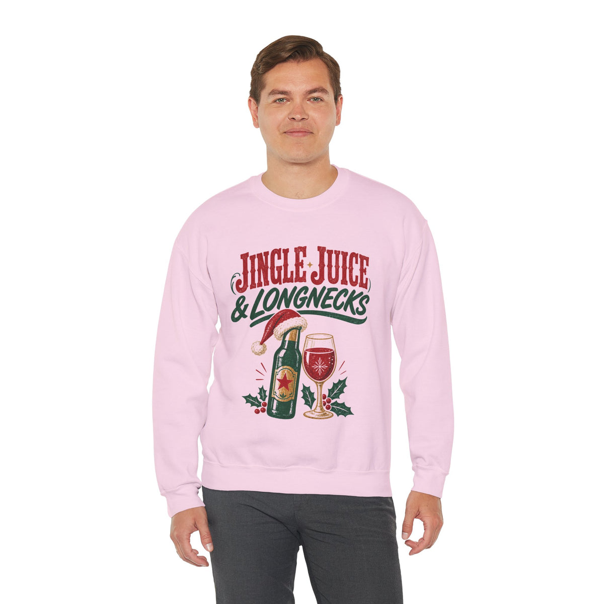 Jingle Juice & Longnecks Christmas Sweatshirt