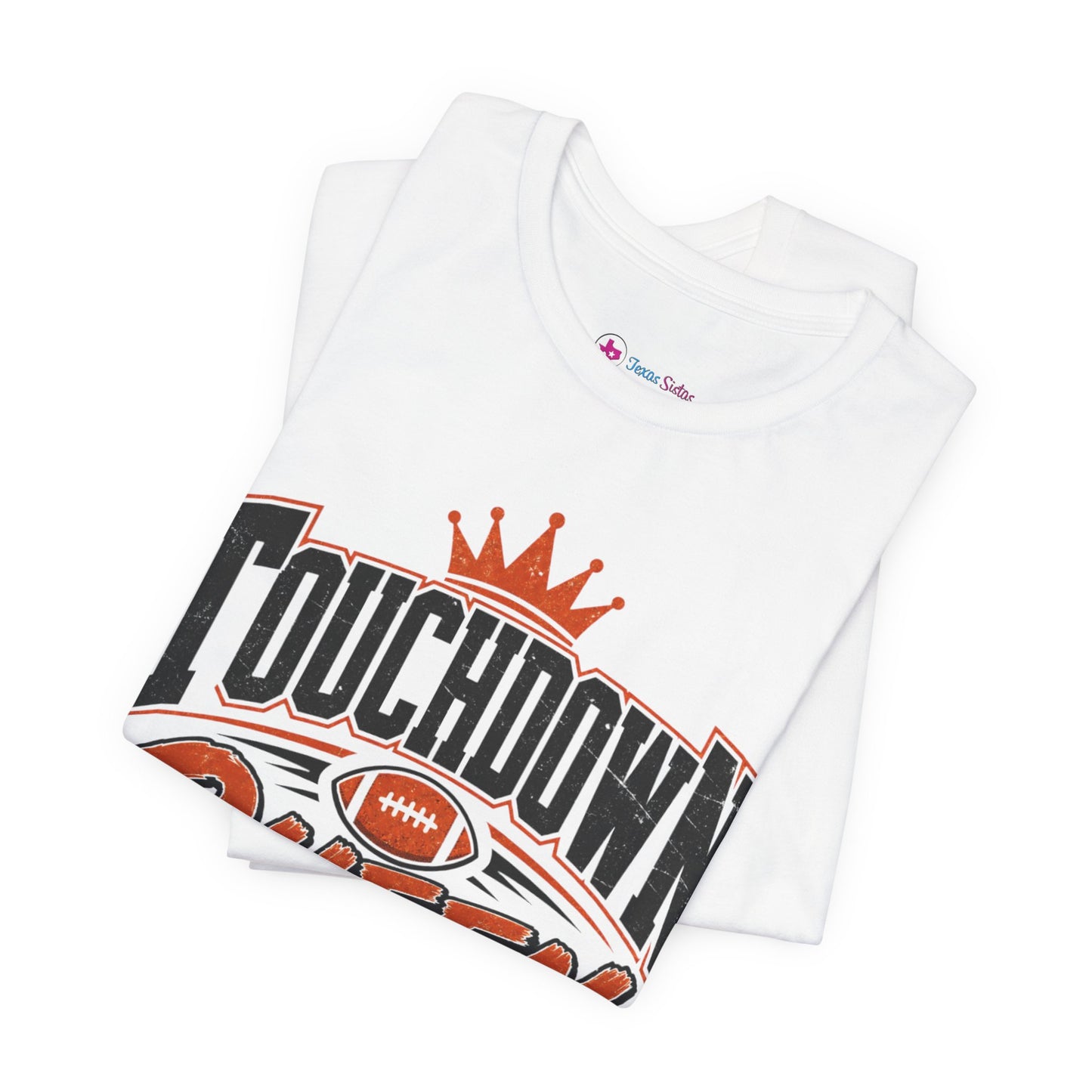 Touchdown Queen T-SHIRT Football Season Tailgate Time