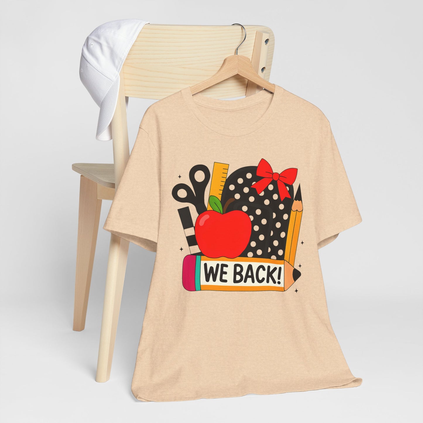 Cute Teacher T-shirt - WE BACK! Many Colors to choose from!