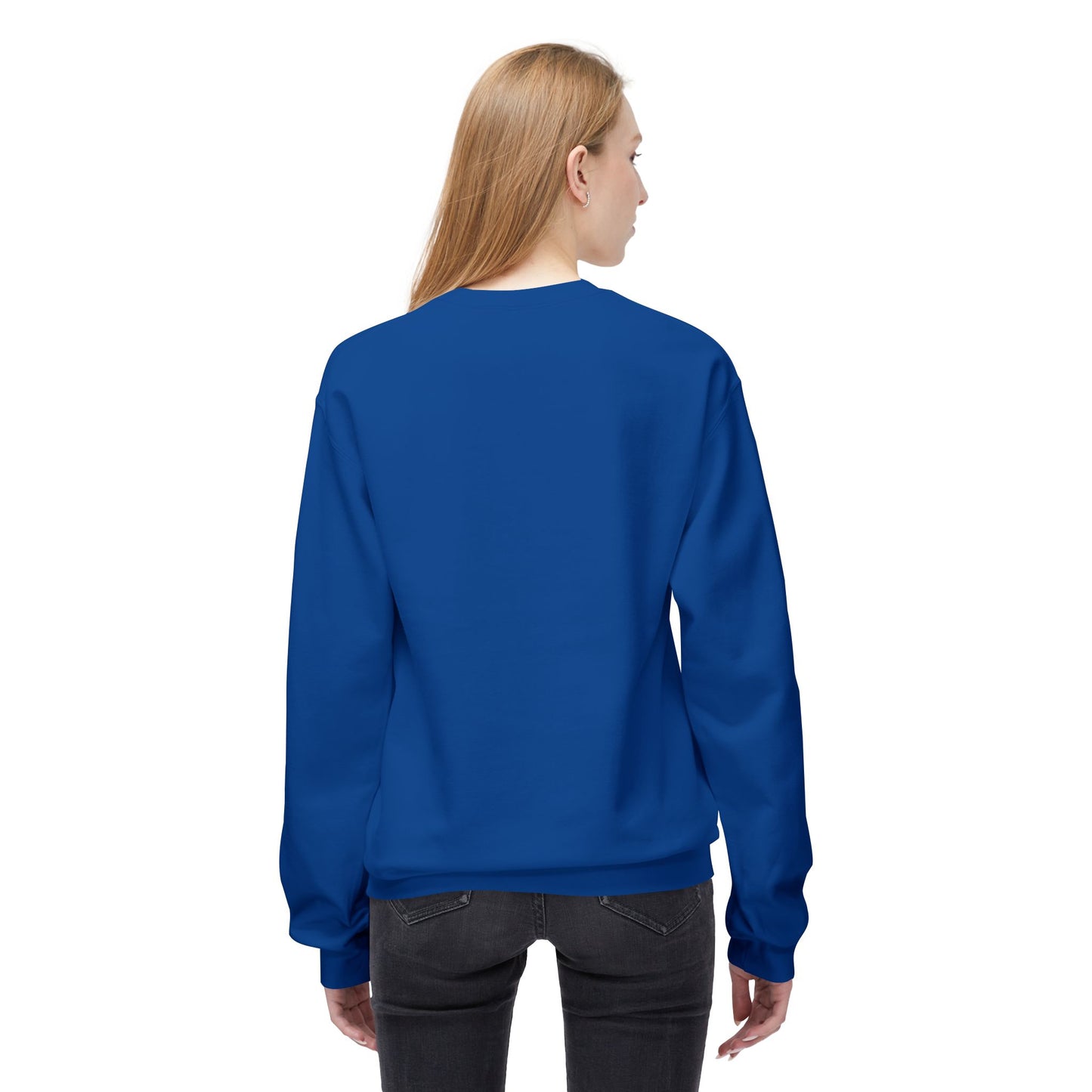 Softstyle Sweatshirt Don't Look Back - Comfortable and Stylish Fleece Crewneck for Adults