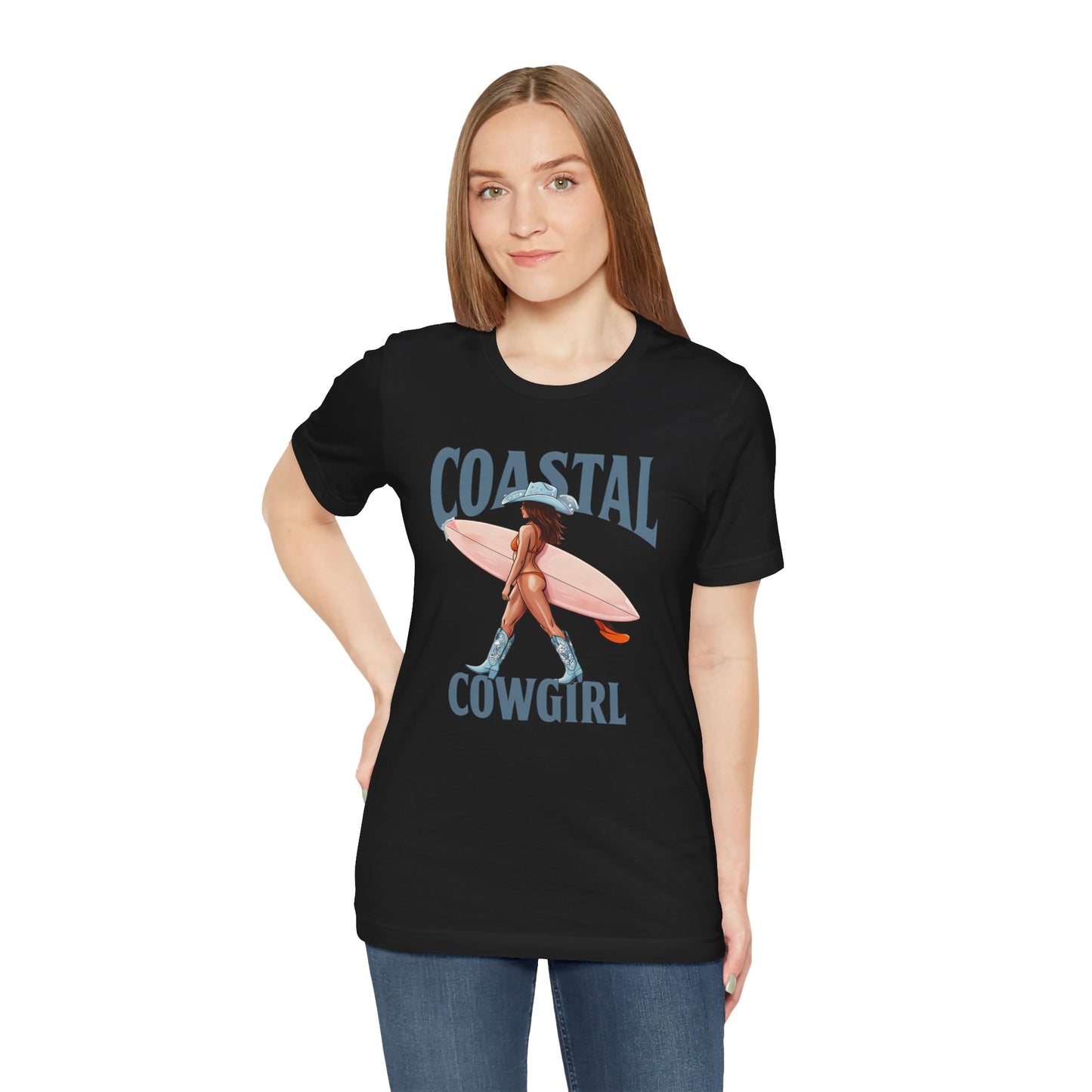 Coastal Cowgirl Tee — Surfing Cowgirl Graphic T-Shirt