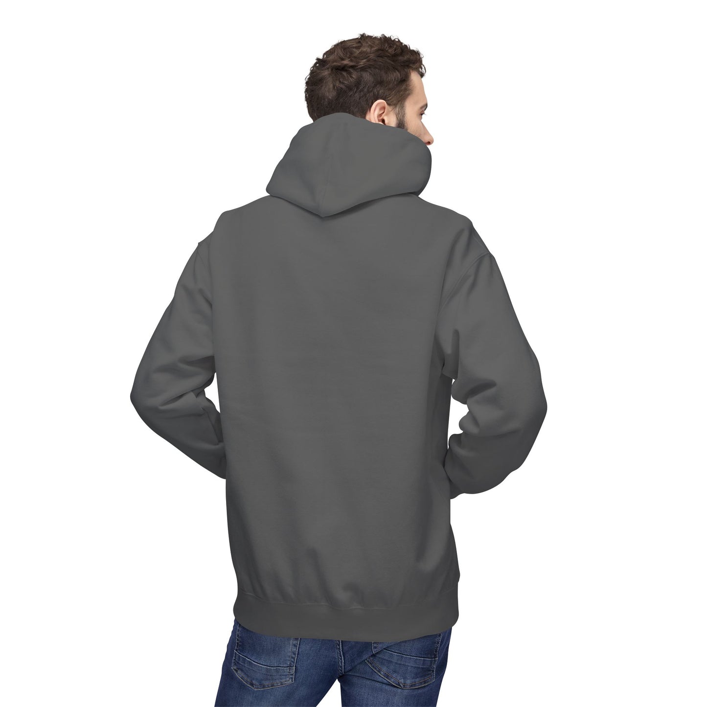 Inspirational Unisex Fleece Hoodie - Don't Look Back, Motivational Gift for Teenagers, Cozy Casual Wear, Perfect for Birthdays & Holidays