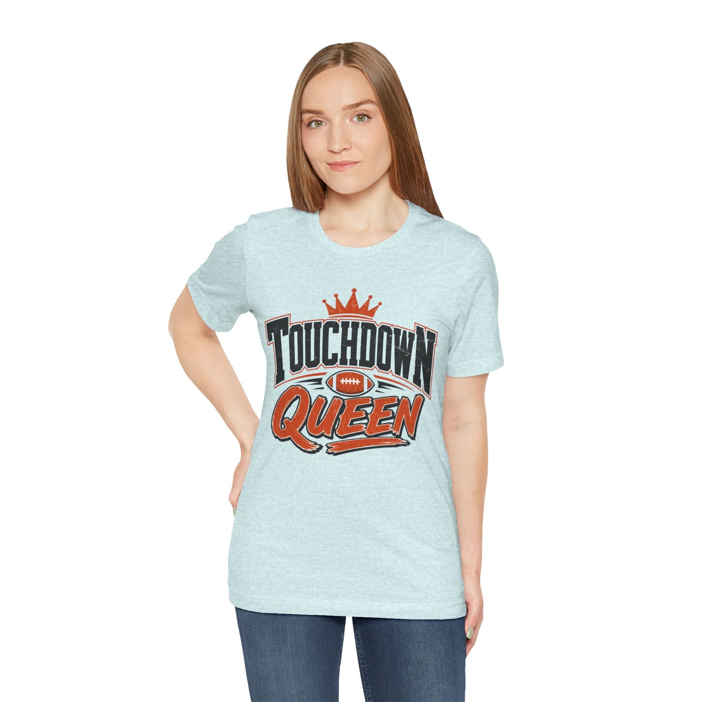 Touchdown Queen T-SHIRT Football Season Tailgate Time