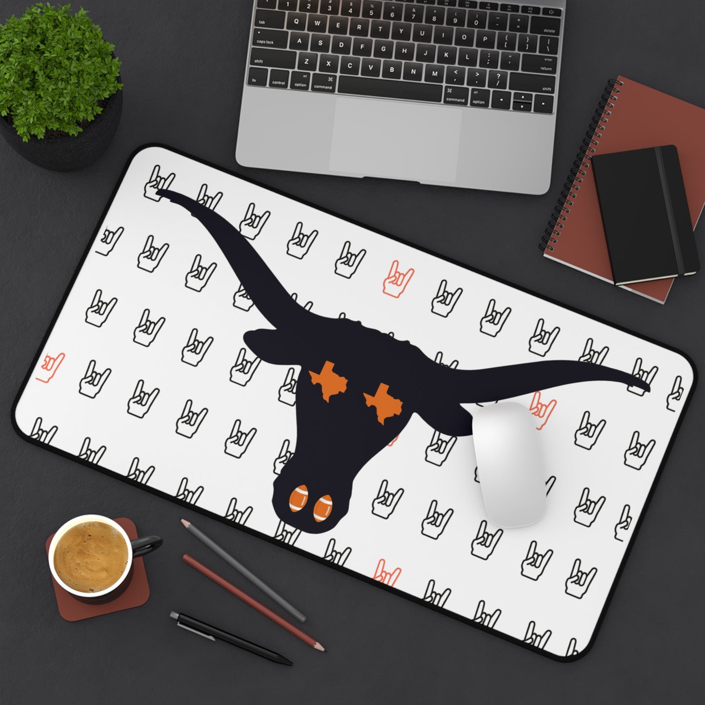 Texas Longhorn HOOK'em Mouse Pad Desk Mat