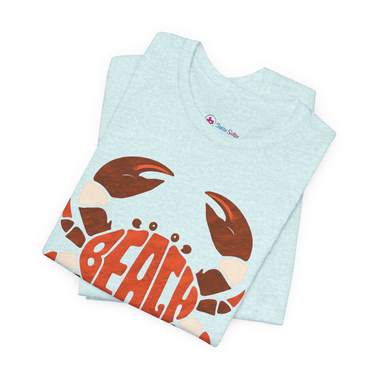 Beach Crab Graphic Tee — Retro Coastal Summer T-Shirt