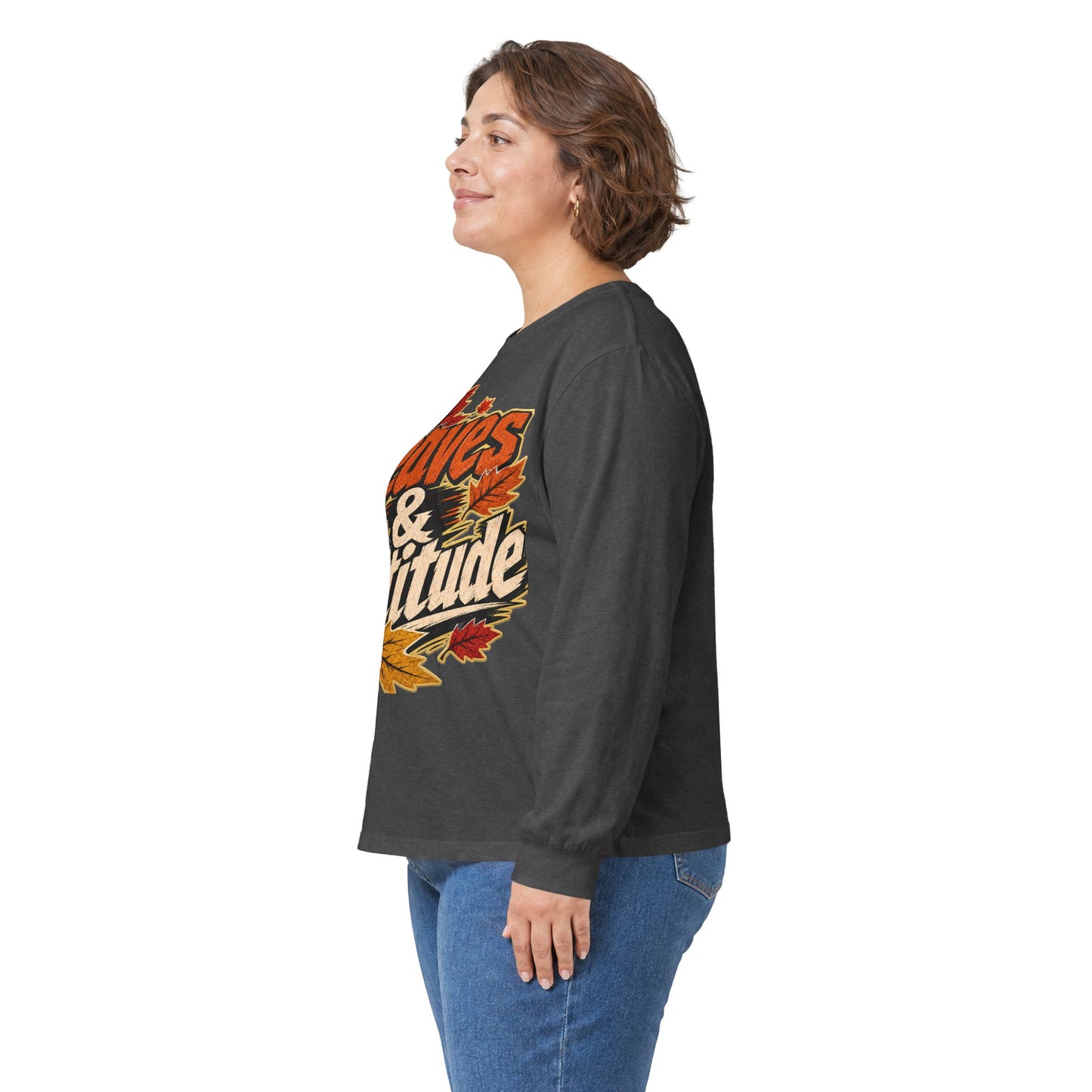 Leaves & Attitude Long Sleeve FALL T-SHIRT