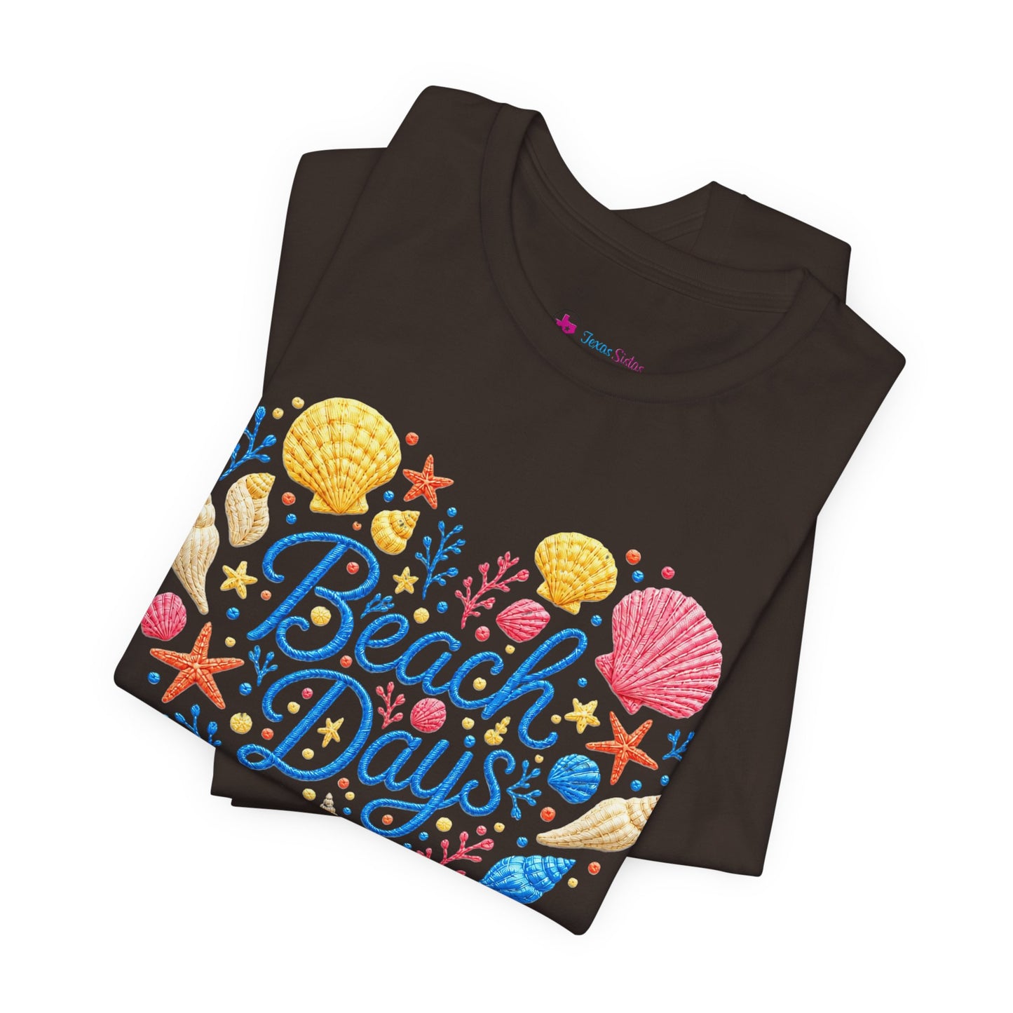 Beach Days heart seashells T-Shirt