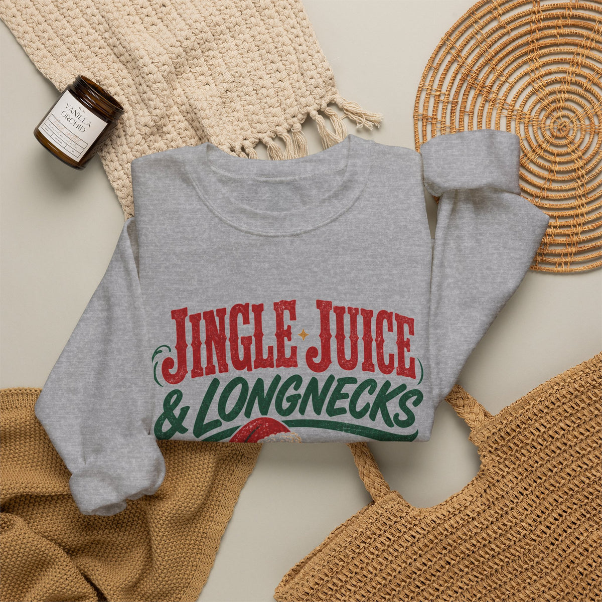 Jingle Juice & Longnecks Christmas Sweatshirt