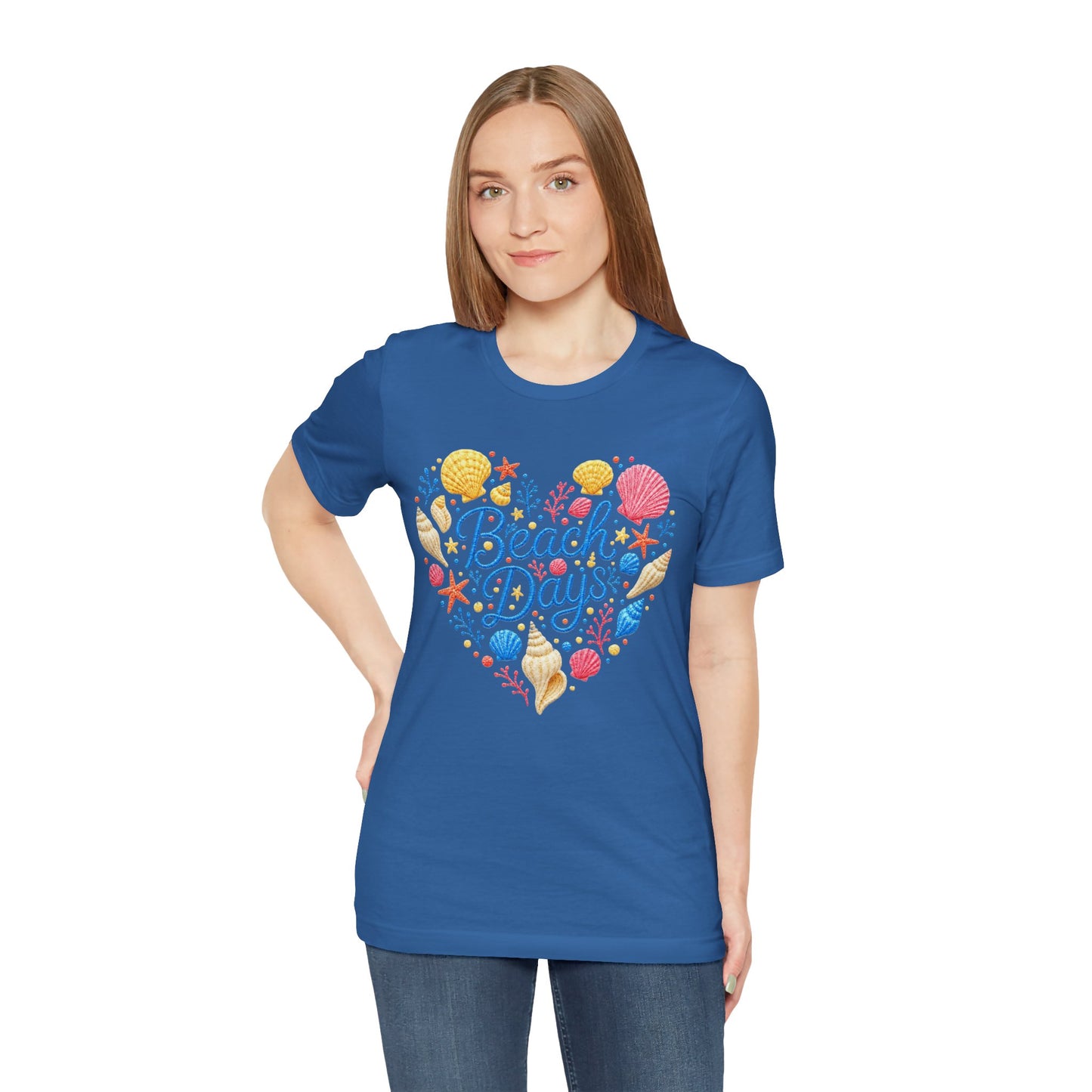Beach Days heart seashells T-Shirt