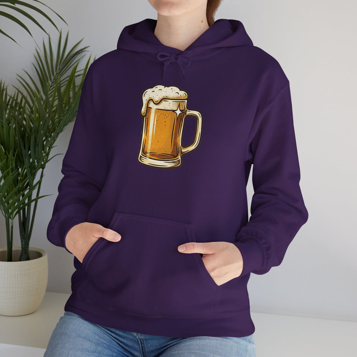 Beer Mug Hoodie — Cozy Beer Graphic Pullover for Brewers & Pub Lovers