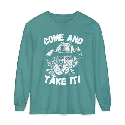 Cowboy Come and Take It Long Sleeve T-Shirt Unisex