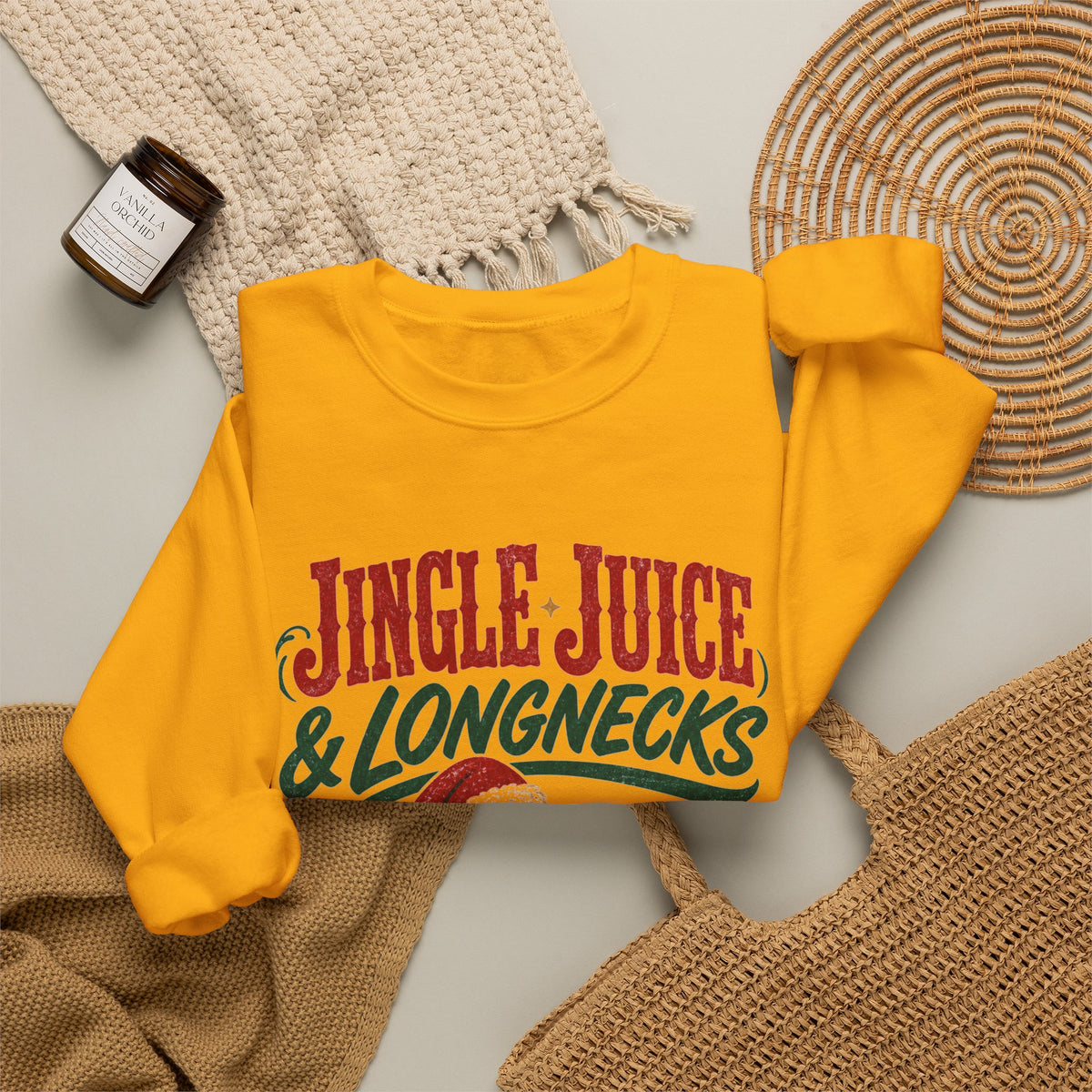 Jingle Juice & Longnecks Christmas Sweatshirt