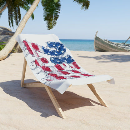250th 4th of July USA Flag Beach Towel Pool Towel River Towel