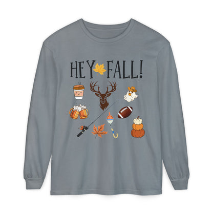 HEY Fall Themed Long Sleeve T-Shirt