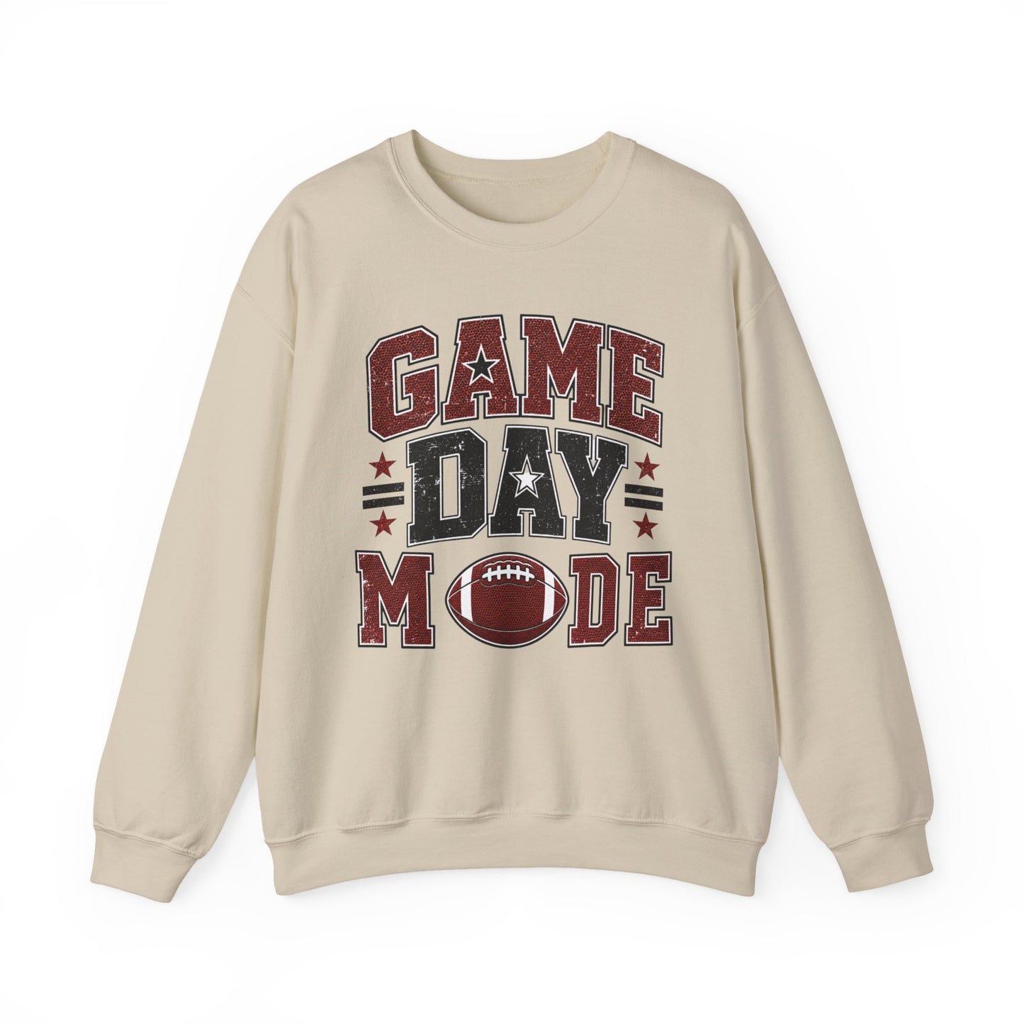 Game Day Mode Sweatshirt — Football Fan Crewneck