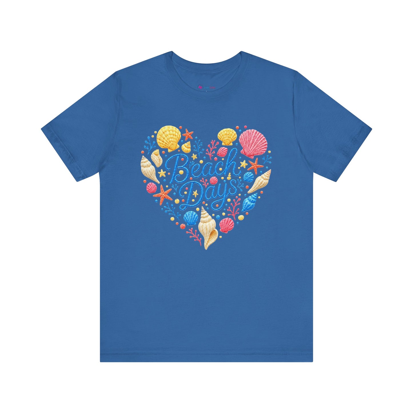Beach Days heart seashells T-Shirt