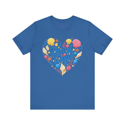 Beach Days heart seashells T-Shirt