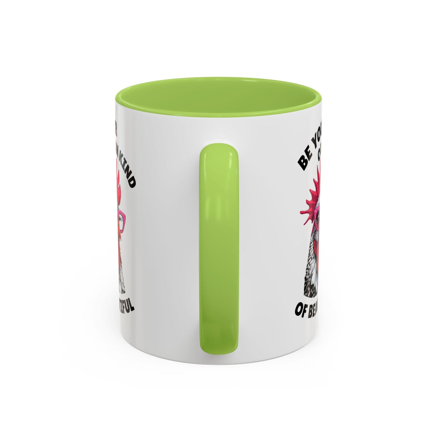 Be Your Own Kind of Beautiful Rooster Coffee Mug (Accent 11/15oz)