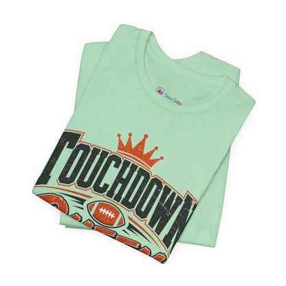 Touchdown Queen T-SHIRT Football Season Tailgate Time
