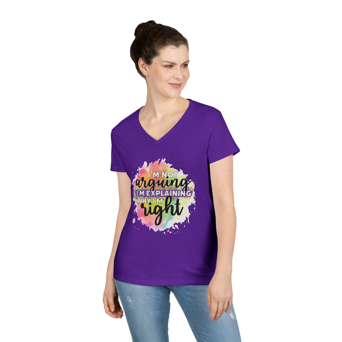 I'm Not Arguing I'm Explaining Why I'm Right V-Neck T-Shirt