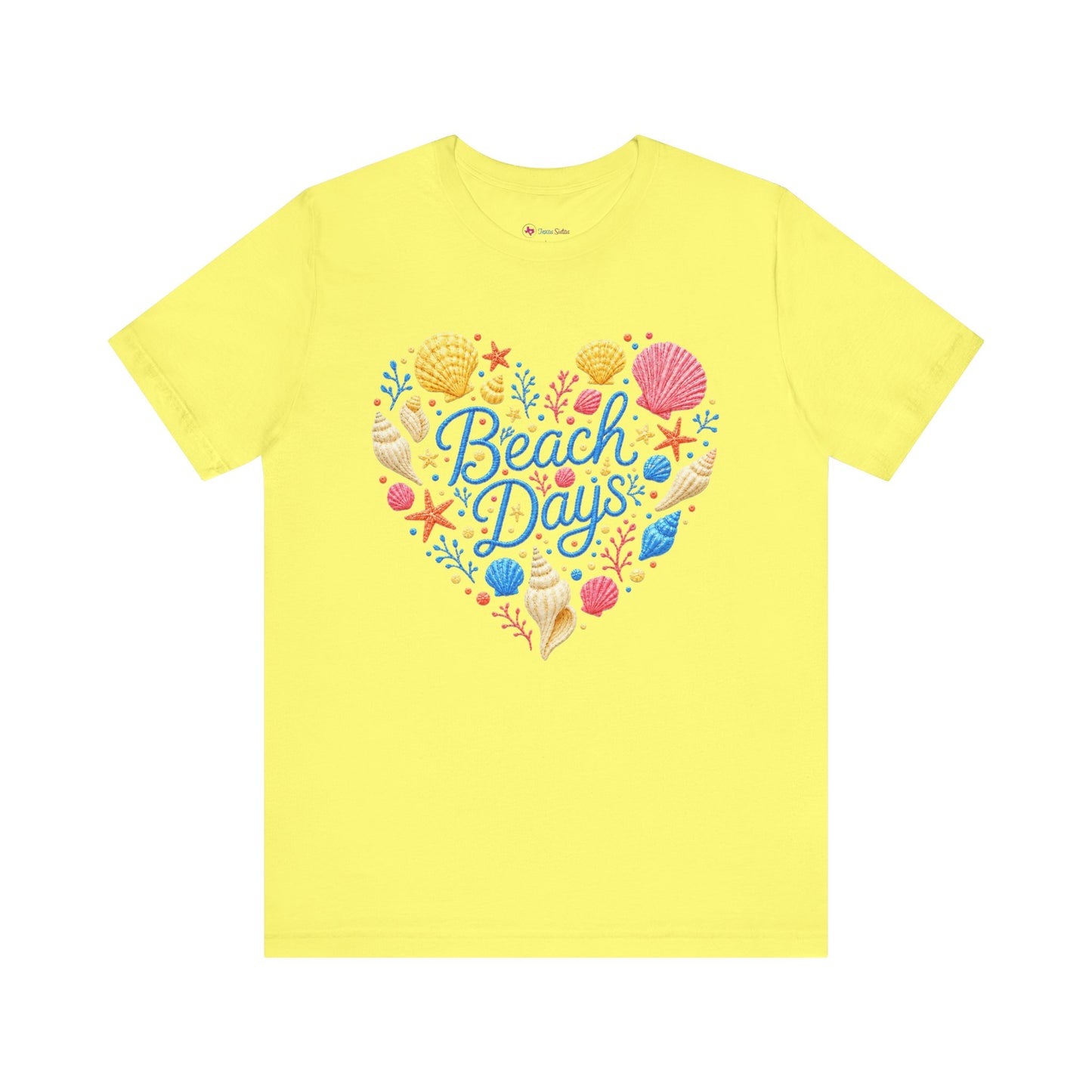 Beach Days heart seashells T-Shirt