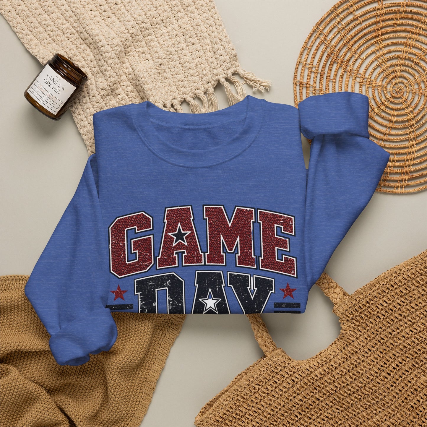 Game Day Mode Sweatshirt — Football Fan Crewneck