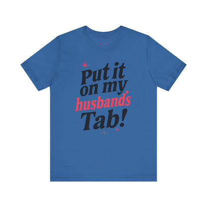 Funny Husband's Tab T-Shirt
